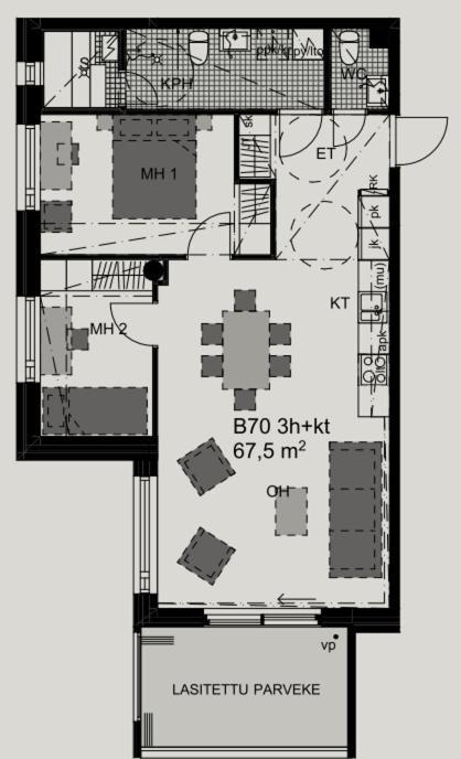 Pasila Star Apartment Хелзинки Екстериор снимка